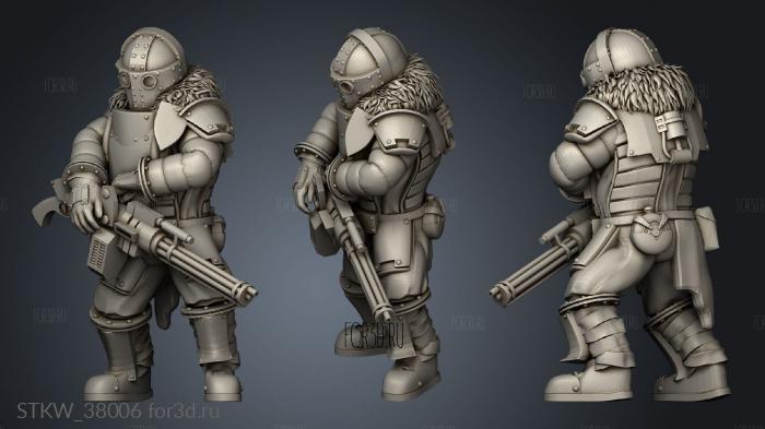 Evocati Trooper stl model for CNC