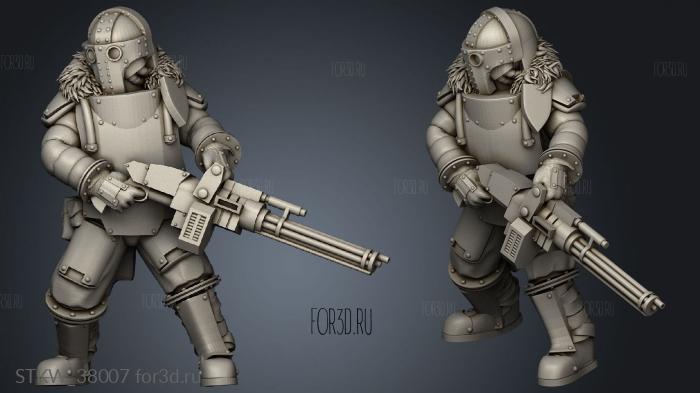 Evocati Trooper stl model for CNC