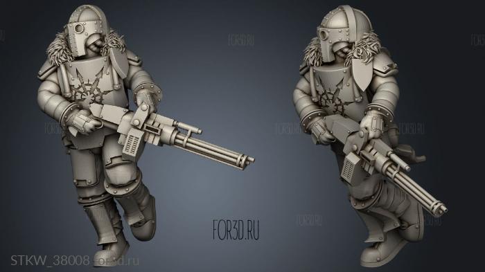 Evocati Trooper stl model for CNC