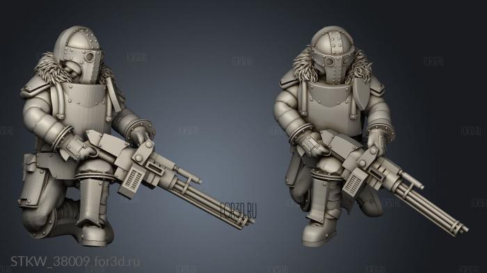 Evocati Trooper stl model for CNC