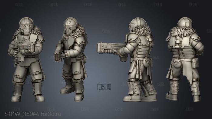 Prima Trooper stl model for CNC