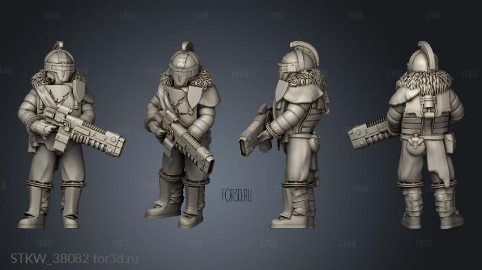 campaign hoplitai trooper stl model for CNC