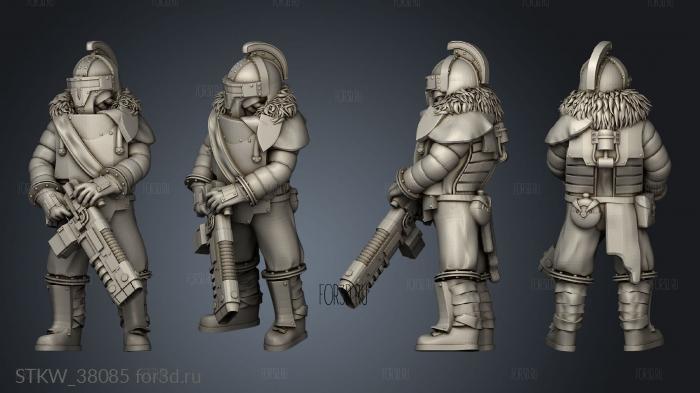 campaign hoplitai trooper stl model for CNC