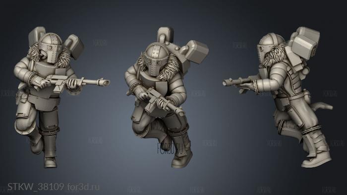 Drop Troopers Trooper stl model for CNC