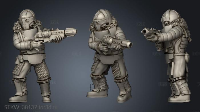 Weapons Ferrus Rifle 3d stl модель для ЧПУ