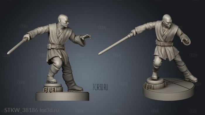 Mace Windu Master the ustrial mace windu heroic stl model for CNC