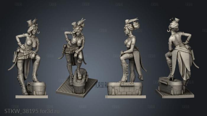 Mad Moxxi Blands NSFW stl model for CNC