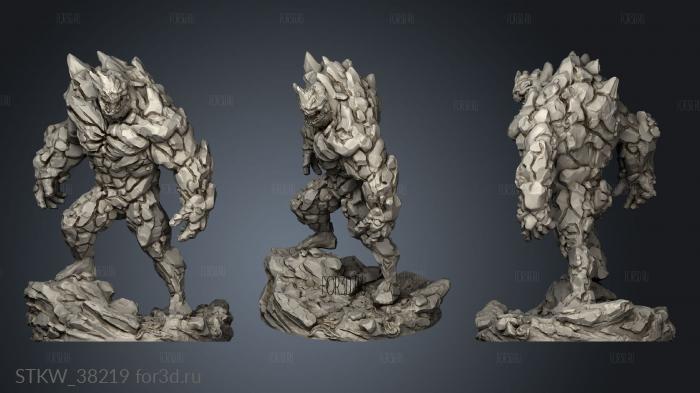 Magma Lords Elemental 3d stl модель для ЧПУ