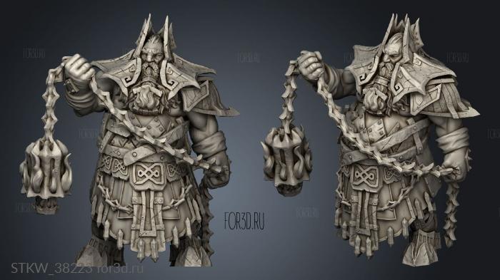 Magma Lords Fire Giant Priest stl model for CNC