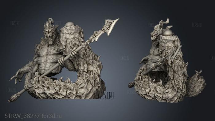 Magma Lords Salamander waist 3d stl модель для ЧПУ