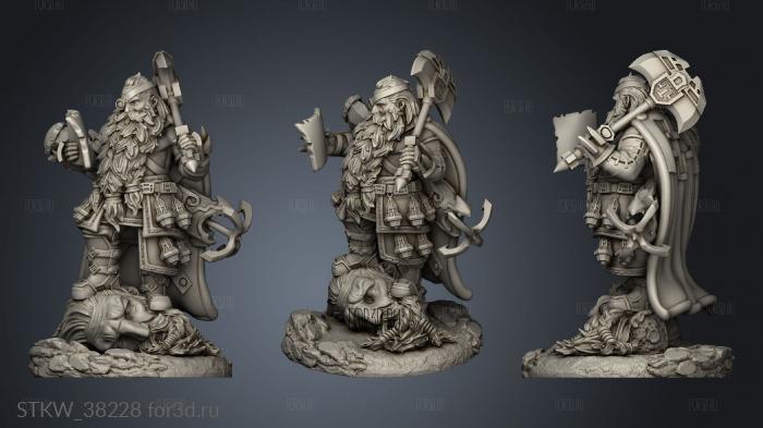 Magma lords The Embergut Giantbane Brothers ly Hero 3d stl модель для ЧПУ