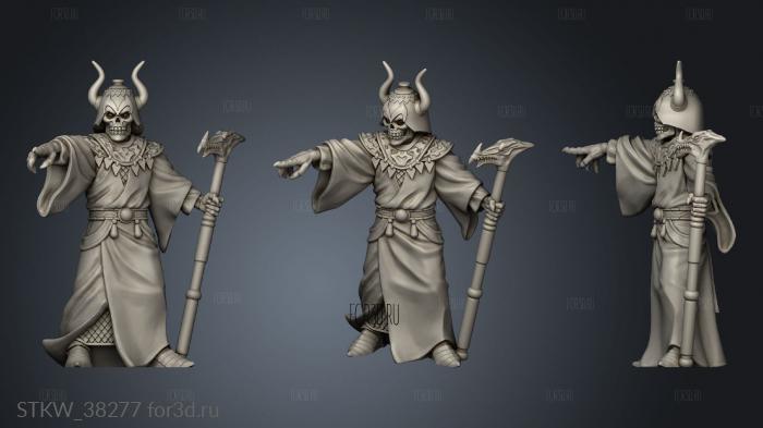 Witch Lord stl model for CNC