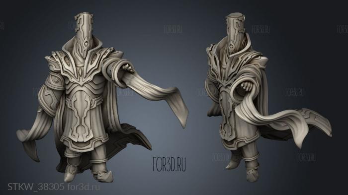 Malus Warlock stl model for CNC