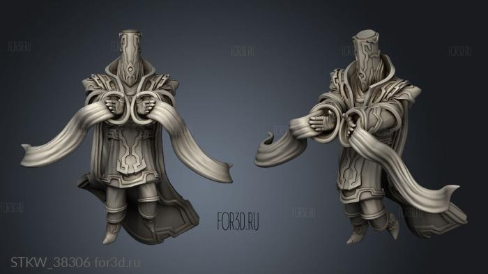 Malus Warlock stl model for CNC