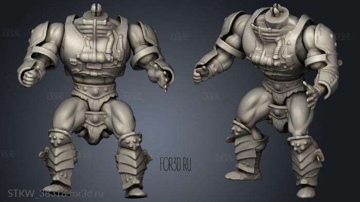 man at he action figure motu style 3d stl модель для ЧПУ