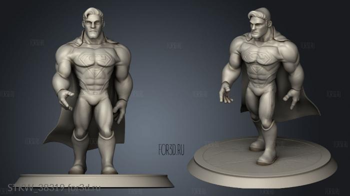 man cartoon 3d stl модель для ЧПУ