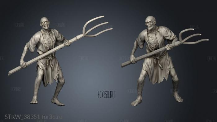 Slings and Peasantry peasant 3d stl модель для ЧПУ