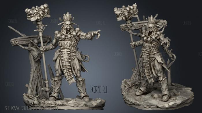 War leader stl model for CNC