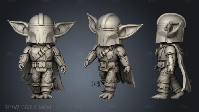 MANDALORIAN 3d stl модель для ЧПУ