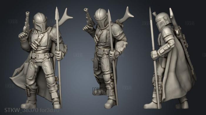 Mandalorian 3d stl модель для ЧПУ