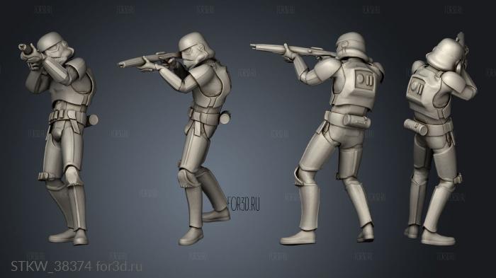 mandalorian battle stl model for CNC