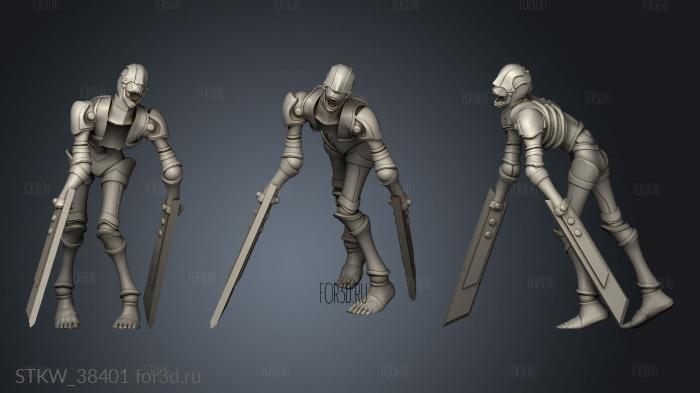 Mannequin Constructs Blades 3d stl модель для ЧПУ