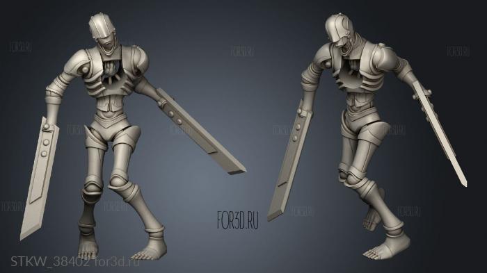 Mannequin Constructs Blades stl model for CNC