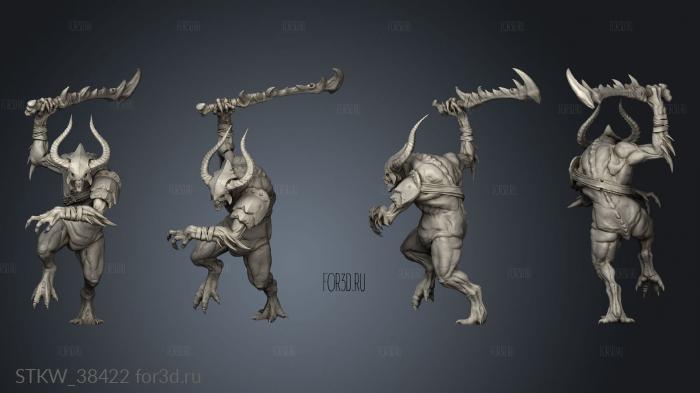 Marauder Demon Sword stl model for CNC