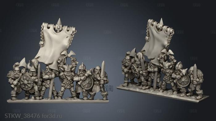 Dark Legion Mace Face Command stl model for CNC