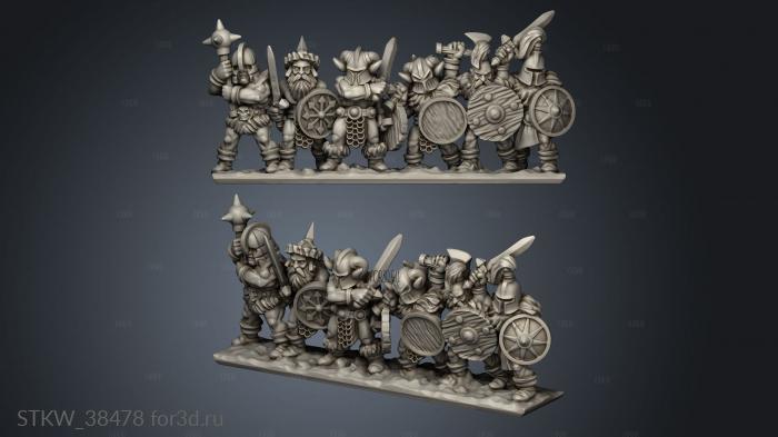 Dark Legion Mace Face stl model for CNC