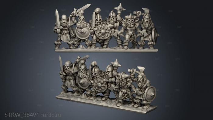 Darkrise Mace Face stl model for CNC