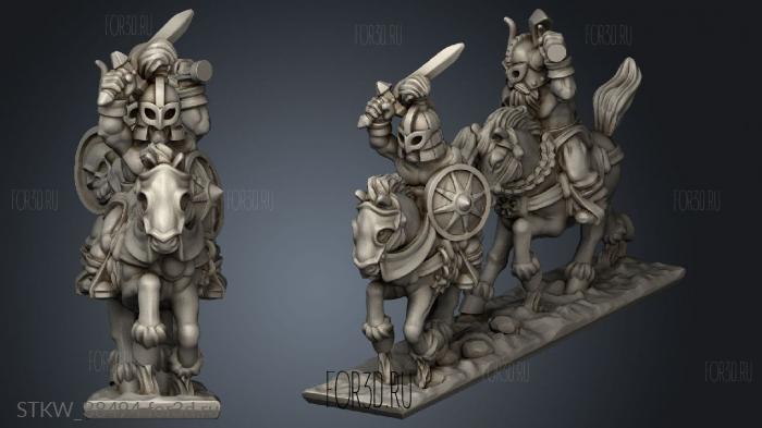 Marauding Horsemen 3d stl модель для ЧПУ