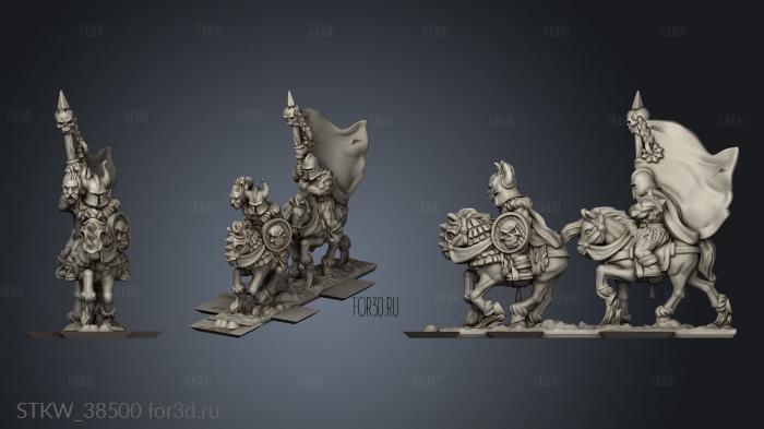 Marauding Horsemen Dark Legion stl model for CNC