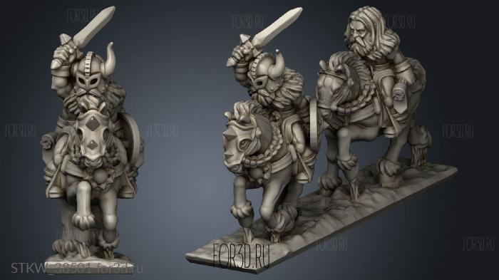 Marauding Horsemen 3d stl модель для ЧПУ