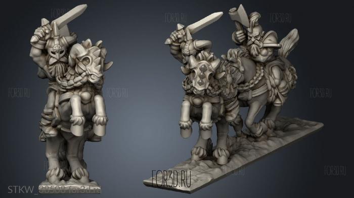 Marauding Horsemen 3d stl модель для ЧПУ