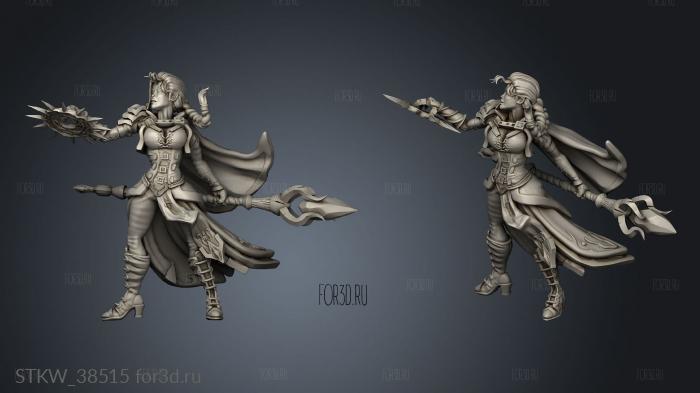 Marine Mage stl model for CNC