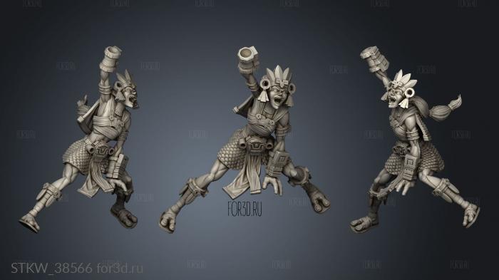 Masks Akna Mounted Warrior 3d stl модель для ЧПУ