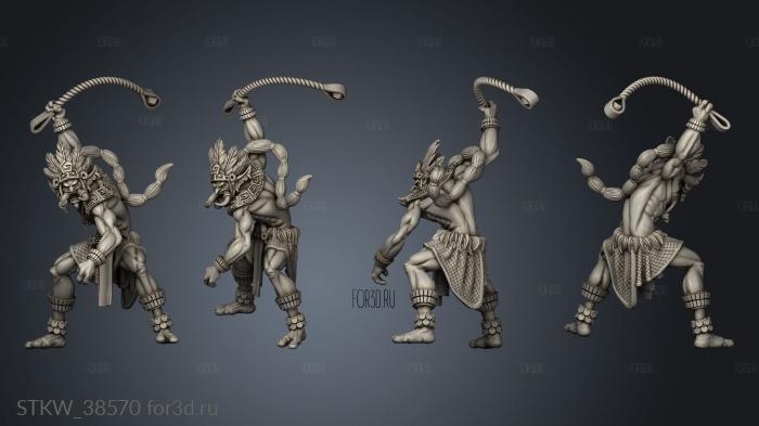 Masks Izel Ranged Warrior stl model for CNC