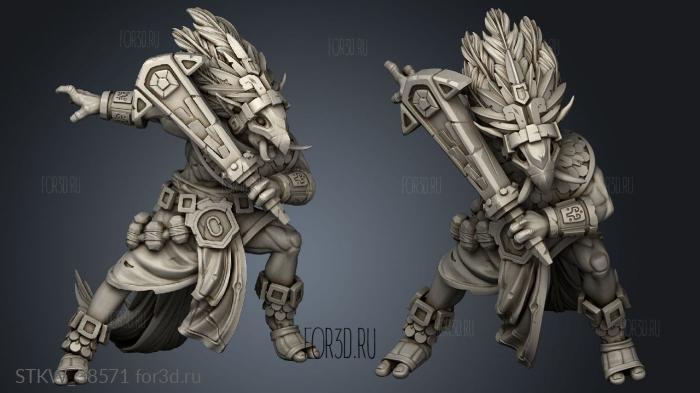 Masks Kabil Melee Warrior stl model for CNC