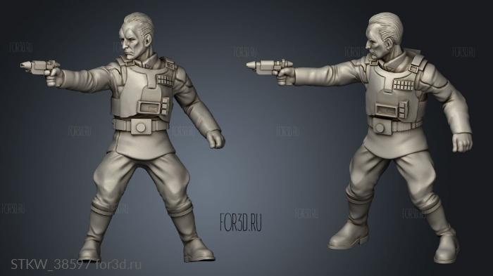 Masterful Tactician stl model for CNC