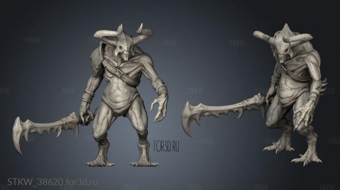 Marauder Demon Marauder Sword Horn 3d stl модель для ЧПУ