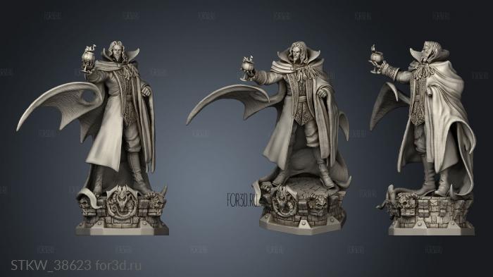 Caevania Dracula stl model for CNC