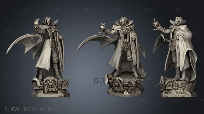 Castlevania Dracula big Cape stl model for CNC