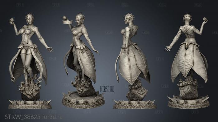 Hellraiser Female big Feet stl model for CNC