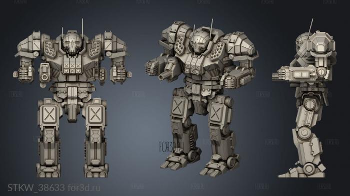 Mech Atlas 3d stl модель для ЧПУ