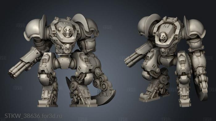 Mecha stl model for CNC