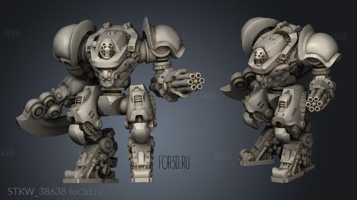 Mecha stl model for CNC