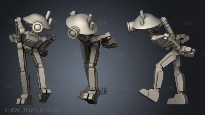 Mechano drones stl model for CNC