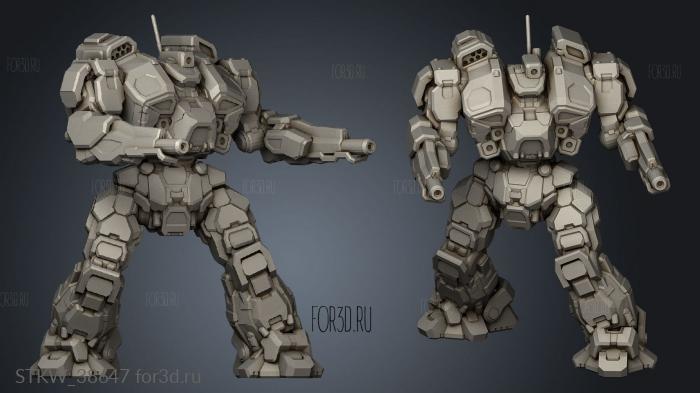 Mechs stl model for CNC