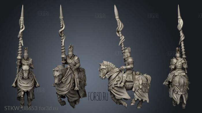 MEDIEVAL HEAVY CAVALRY stl model for CNC